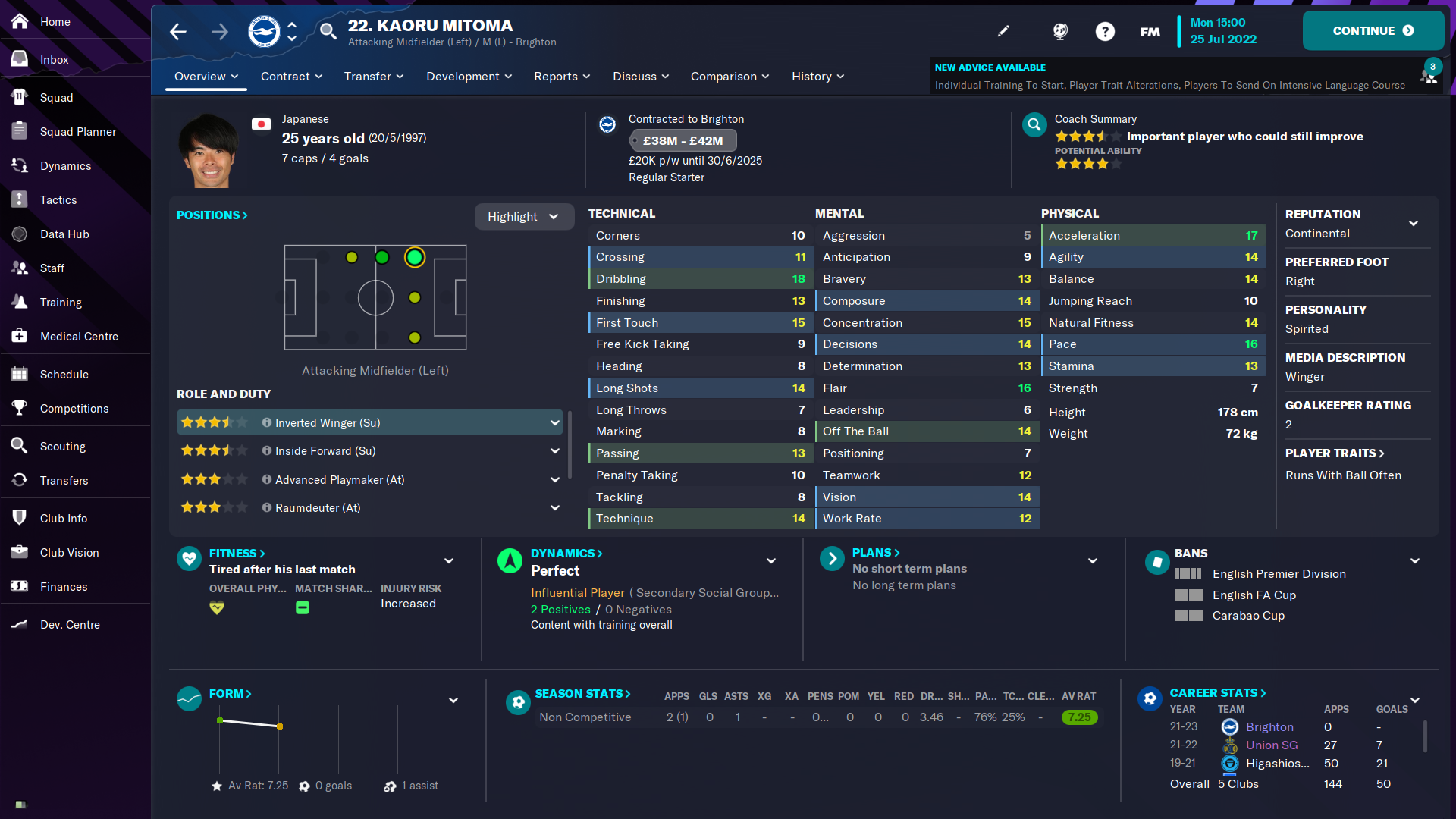 Most improved players in the FM23 Main Data Update Football Manager 2023